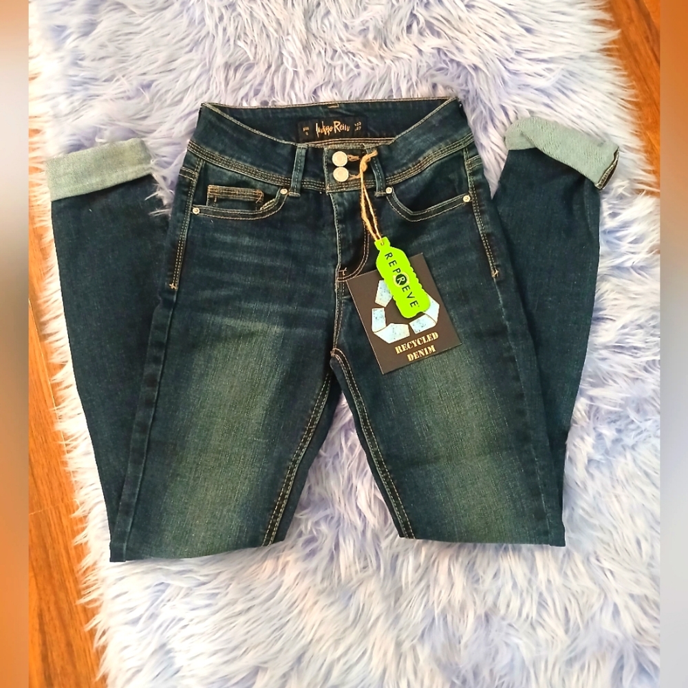 Índigo Rein women's Blue Jeans SZ 0
